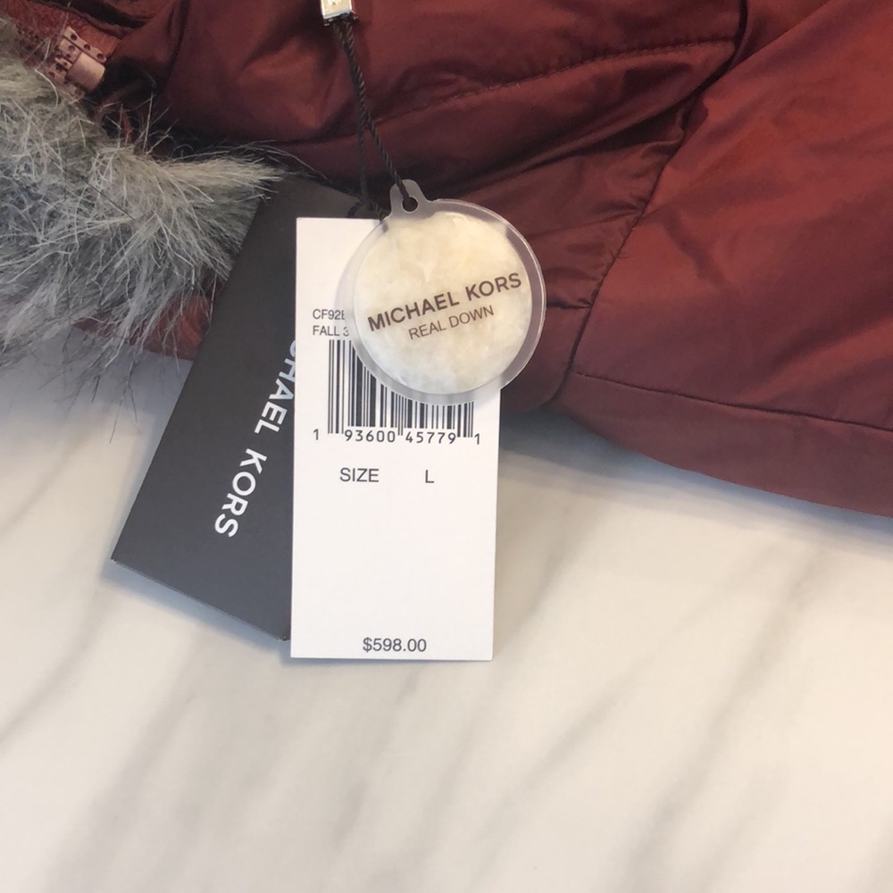 Men’s Michael Kors Down Hooded Parka - Picture 3 of 4